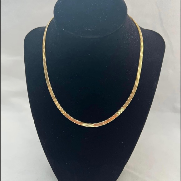 REAL SOLID JAPAN YELLOW GOLD NECKLACE - Picture 11 of 12
